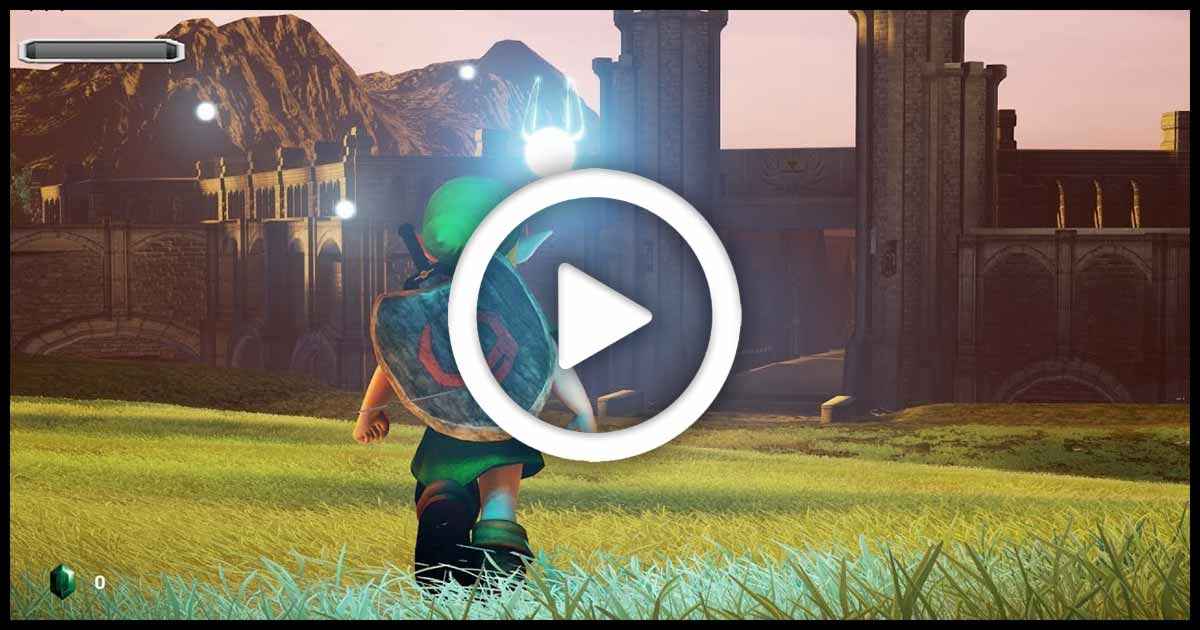 The Legend of Zelda Ocarina of Time remake di un fan realizzato con Unreal Engine 4