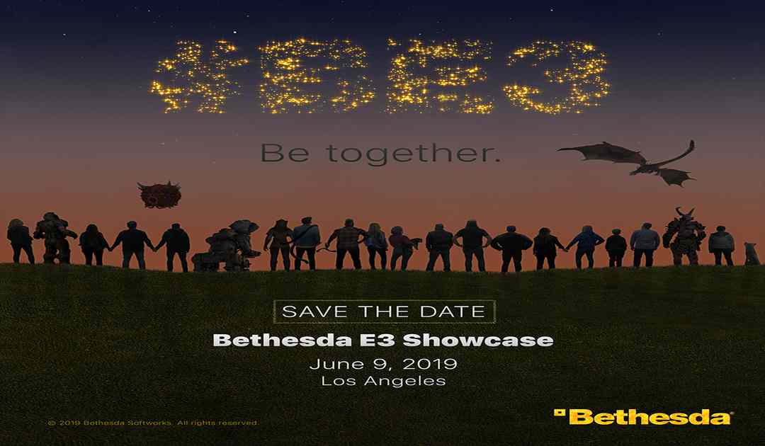 Locandina della conferenza Bethesda all'E3 2019