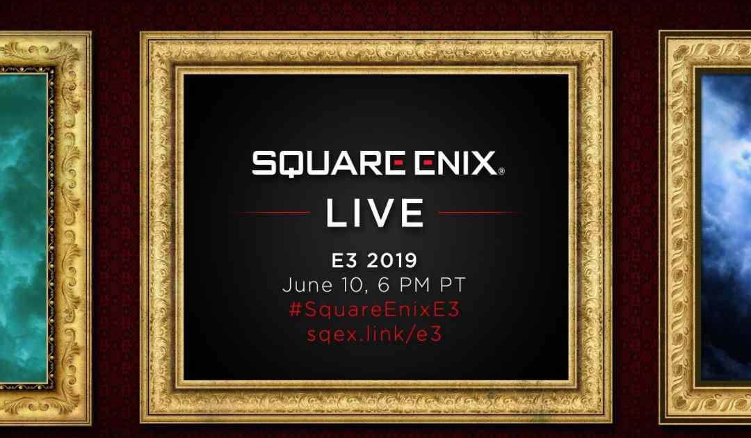Locandina della conferenza Square Enix all'E3 2019