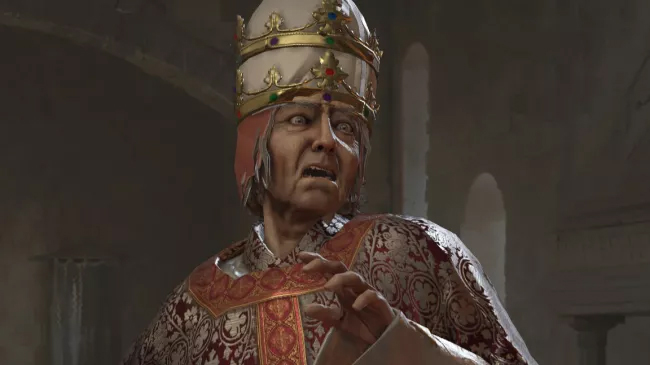 Papa spaventato in Crusader Kings III