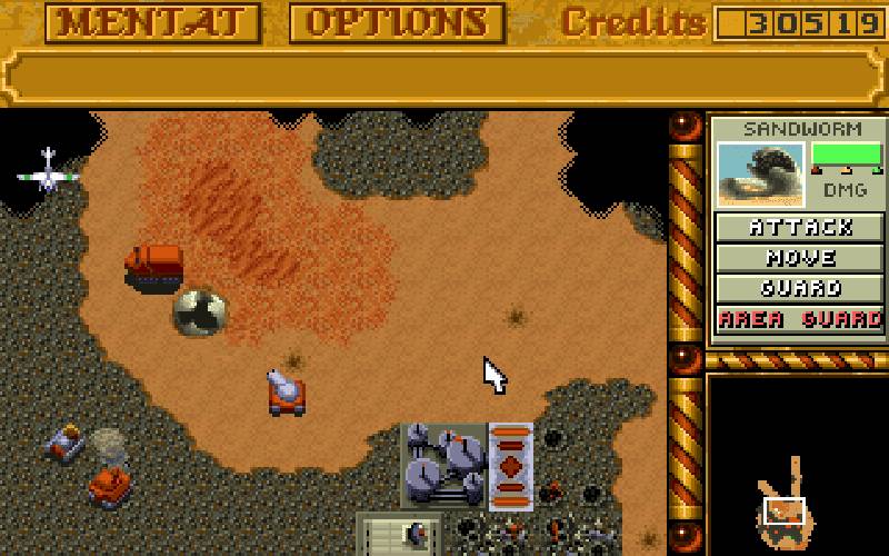 Dune II, Dune, Dune II videogioco, Dune II 1992 videogioco