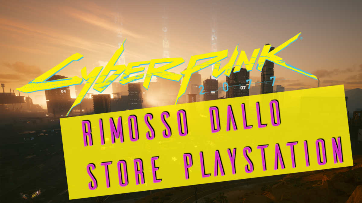 cyberpunk 2077 rimosso dallo store playstation