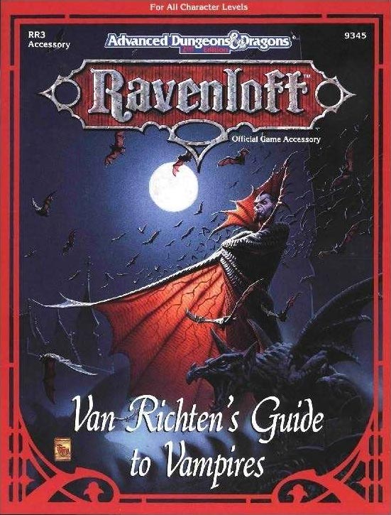 Copertina del supplemento Van Richten's Guide to Vampires