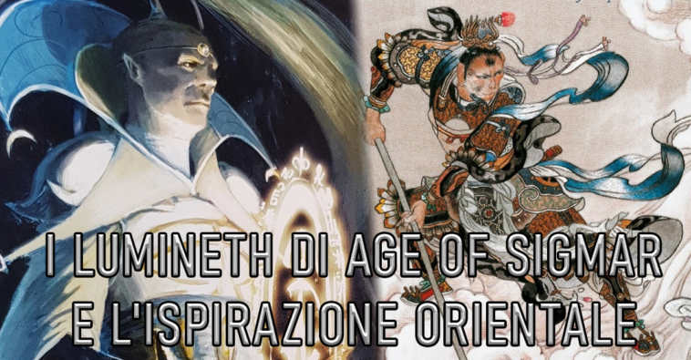 Copertina sui Lumineth di Age of Sigmar e l'ispirazione orientale