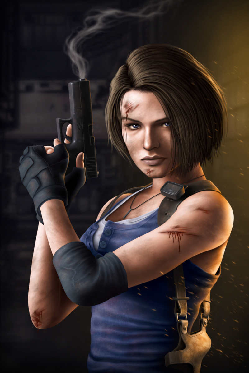 resident evil 3 remake, resident evil 3 fan-art, resident evil 3 remake fan-art, resident evil fan-art, Jill Valentine fan-art, Jill Valentine Resident Evil 3