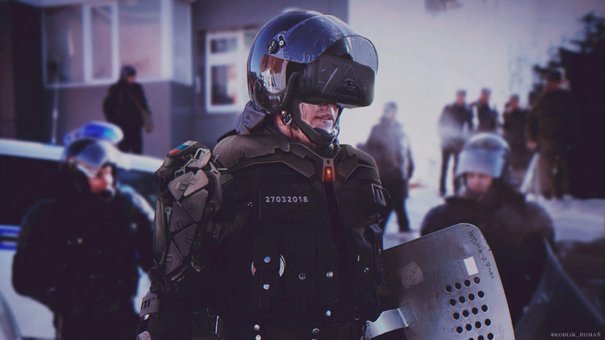 Cyberpunk poliziotto