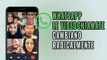 WHATSAPP CAMBIANO LE VIDEOCHIAMATE