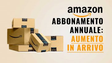 abbonamento amazon in aumento