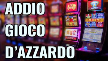 addio gioco d'azzardo