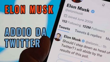 elon musk dice addio a twitter con un sondaggio