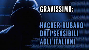 hacker rubano dati agli italiani