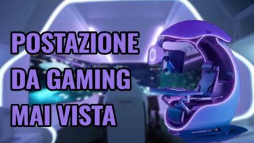 postazione da gaming mai vista