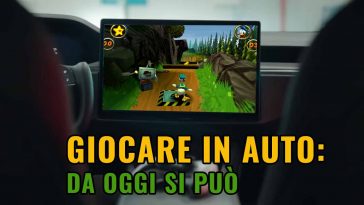 Giocarei ai videogiochi in auto da oggi si può