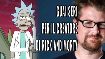 guai seri per il creatore di rick and morty, uomo violento e denunciato