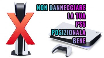 posiziona bene la ps5 sennò la danneggi