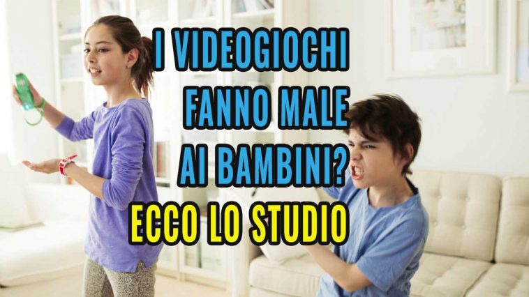 videogiochi fanno male ai bambini