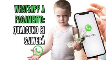 whatsapp a pagamento ma non per tutti