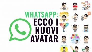 whatsapp nuovi avatar