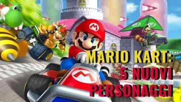 5 NUOVI PERSONAGGI PER MARIO KART