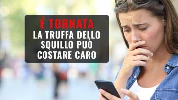 è tornata la truffa dello squillo