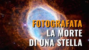 fotografata per la prima volta la morte di una stella