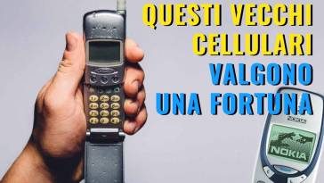 questi vecchi cellulari valgono tantissimi soldi