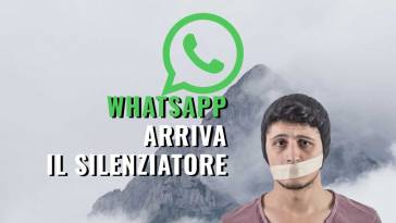 whatsapp arriva il silenziatore