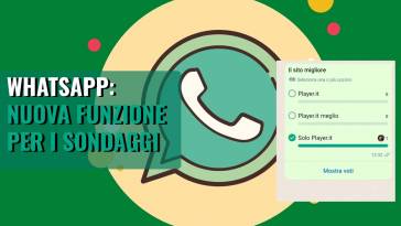 whatsapp nuove funzioni per i sondaggi