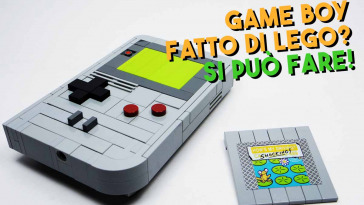 Game boy fatto di lego