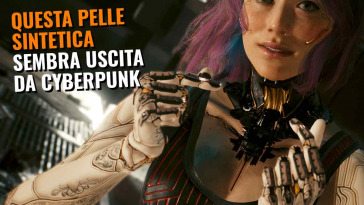 Pelle sintetica come in cyberpunk