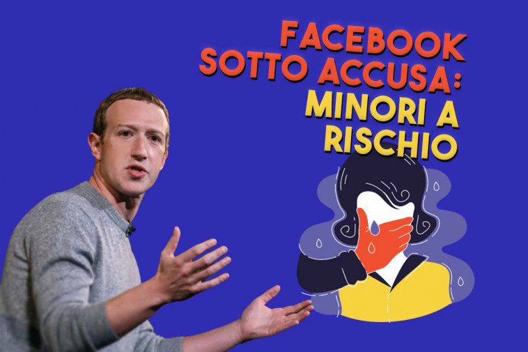 facebook sotto accusa per danni ai minori