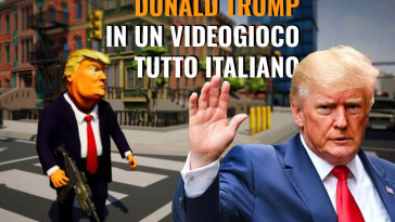 trump in un videogioco tutto italiano