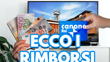 canone rai rimborsi