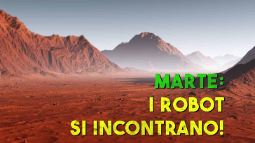 i robot si incontrano su marte