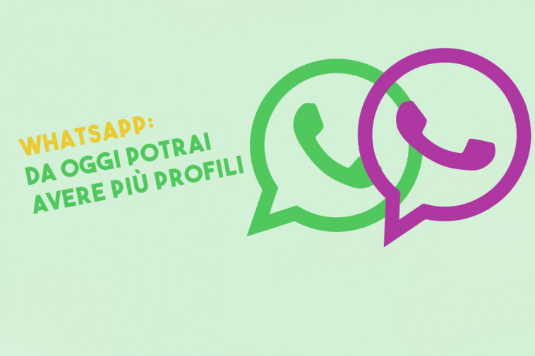 Arriva il multiprofilo su whatsapp