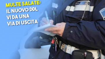 DDL del governo e multe salate