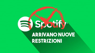 Nuove restrizioni per spotify