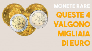 Queste 4 monete valgono migliaia di euro