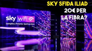 Sky sfida iliad con il wifi