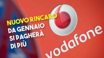 Vodafone rincaro dal 2024