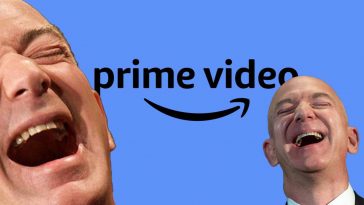 bezos ride e logo di amazon prime