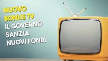 bonus tv del governo