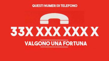 Questi numeri di telefono valgono una fortuna