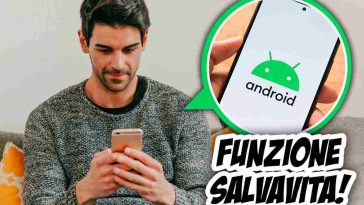 introdotta una funzione salvavita su android