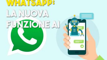 WHATSAPP nuova funzione ai