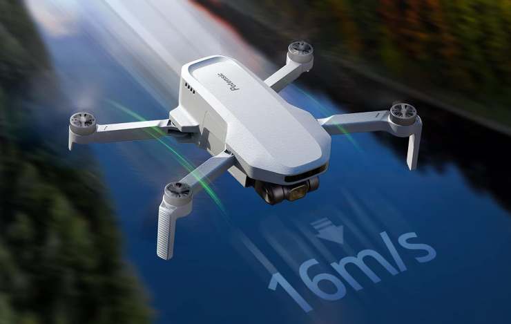 un drone che va molto velocemente
