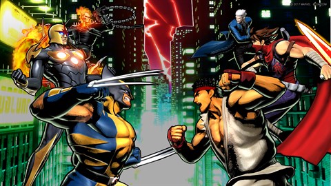 marvel vs capcom wolverine e ryu