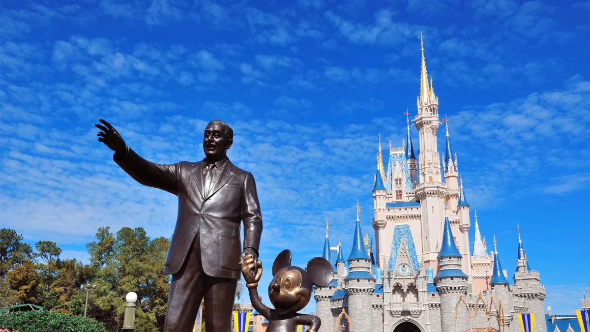 Disney World statua Walt Disney