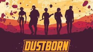 dustborn copertina personaggi silouette