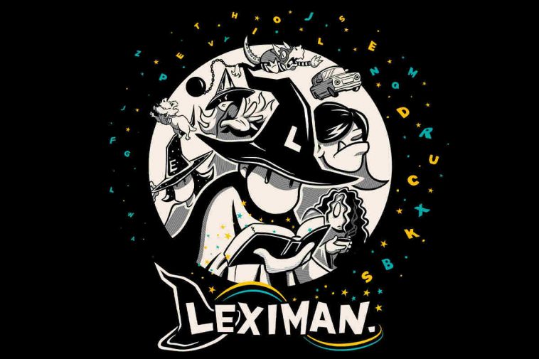 leximan copertina personaggi e logo